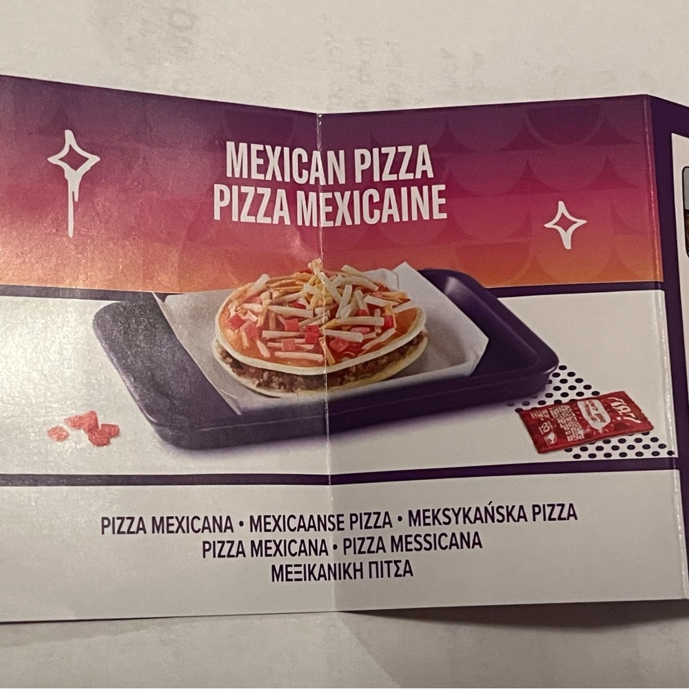 Miniverse Taco Bell Mexican pizza